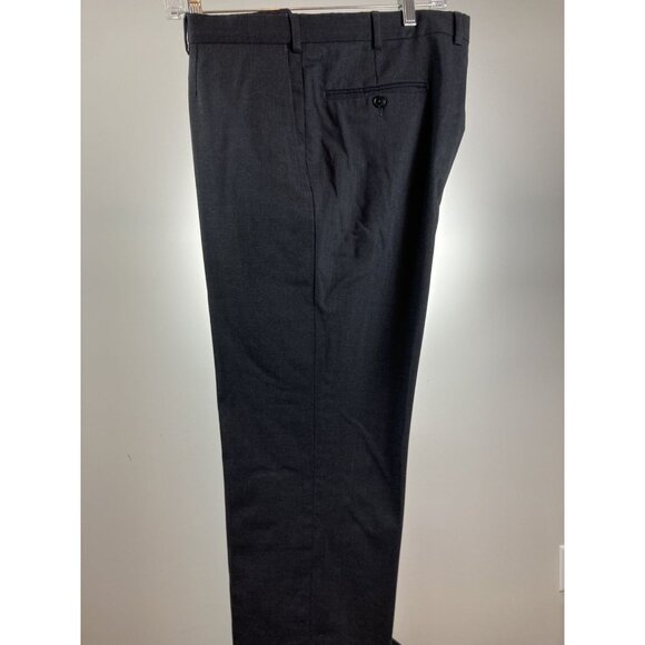 ZEGNA Su Misura Dark Gray Wool Dress Pants 34 w